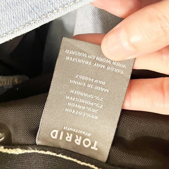 Torrid Light Wash High Rise Bombshell Flare Jeans Women's Plus Size 18 Regular - Picture 8 of 9